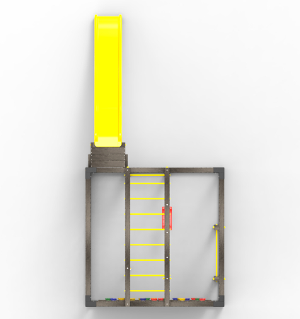 Детская площадка Куб "Блэк" с горкой