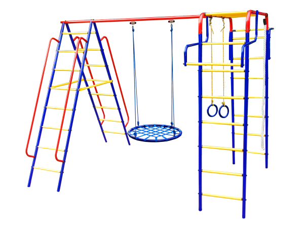 картинка Детский спортивный комплекс для дачи Пионер "Дачный" (Гнездо 80М) от магазина Лазалка