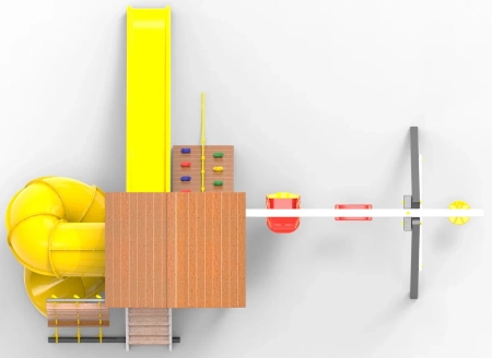 Детская площадка Пикник "Ультра" с винтовой трубой