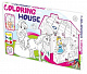 картинка Картонный домик-раскраска Mochtoys "Принцесса" 11122 от магазина Лазалка