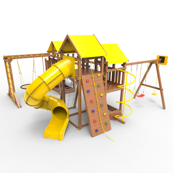 Детская площадка Пикник "Оптимус " Стэйдж К с винтовой трубой