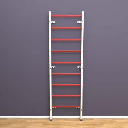 картинка Шведская стенка "LittleSport" (белый*красный) от магазина Лазалка