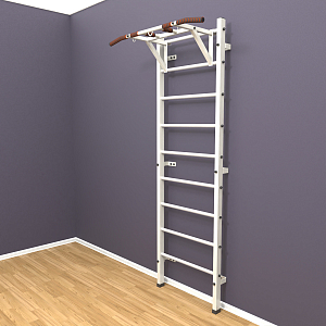 Шведская стенка "LittleSport" Pull-Up (белый*белый)