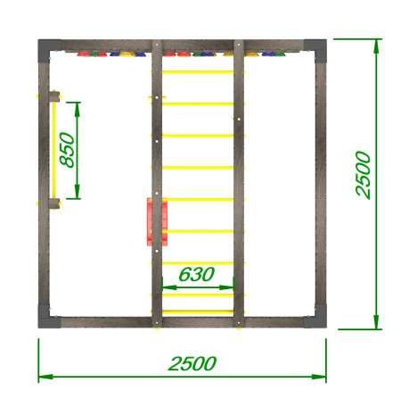 Детская площадка Куб "Блэк"