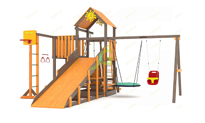 Всесезонная площадка IgraGrad С с балконом мод.2 SF