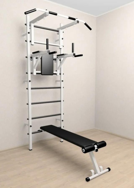 Шведская стенка Sv Sport 505 (Турник стандарт/Брусья/Скамья)